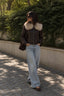 Espresso Leather Military Jacket