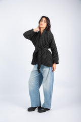 Sculpt Blouse - Black