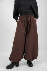 Volume Pants -Brown