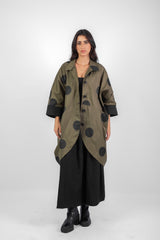 Dotted Cardigan - Olive