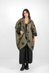 Dotted Cardigan - Olive