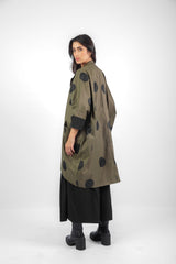 Dotted Cardigan - Olive