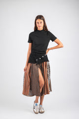 Squares Black Skirts
