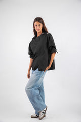 Fold Chemise - Black