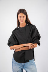 Fold Chemise - Black