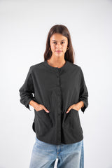 Duo Pocket Chemise - Black