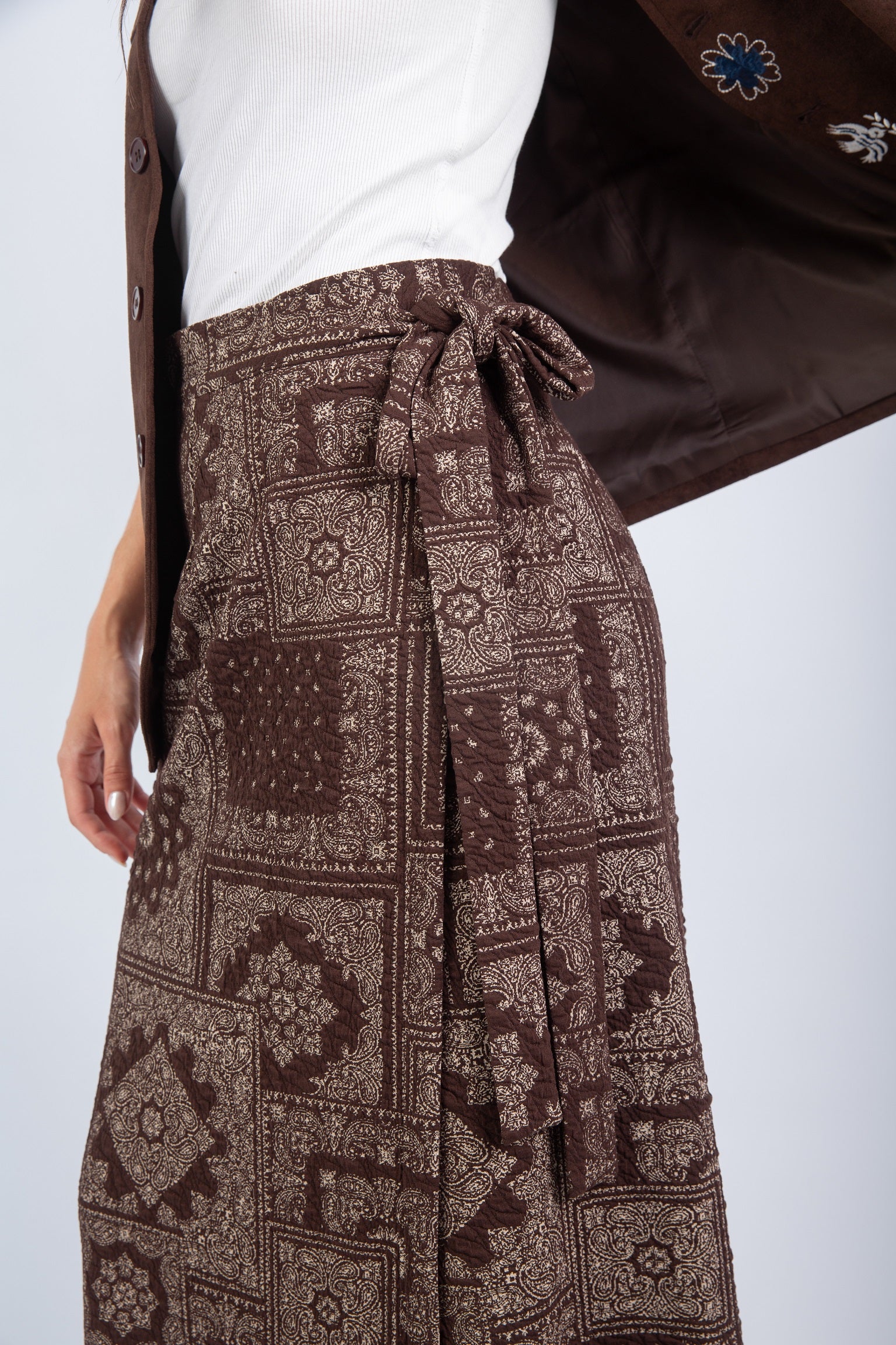 Echo Skirt - Brown