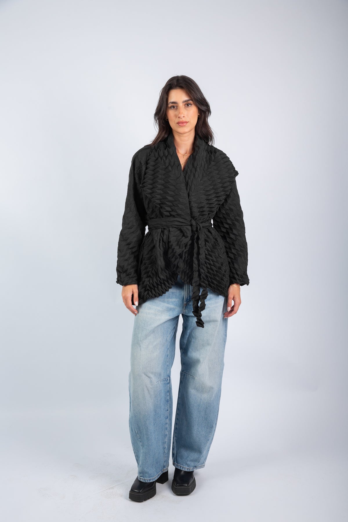 Sculpt Blouse - Black
