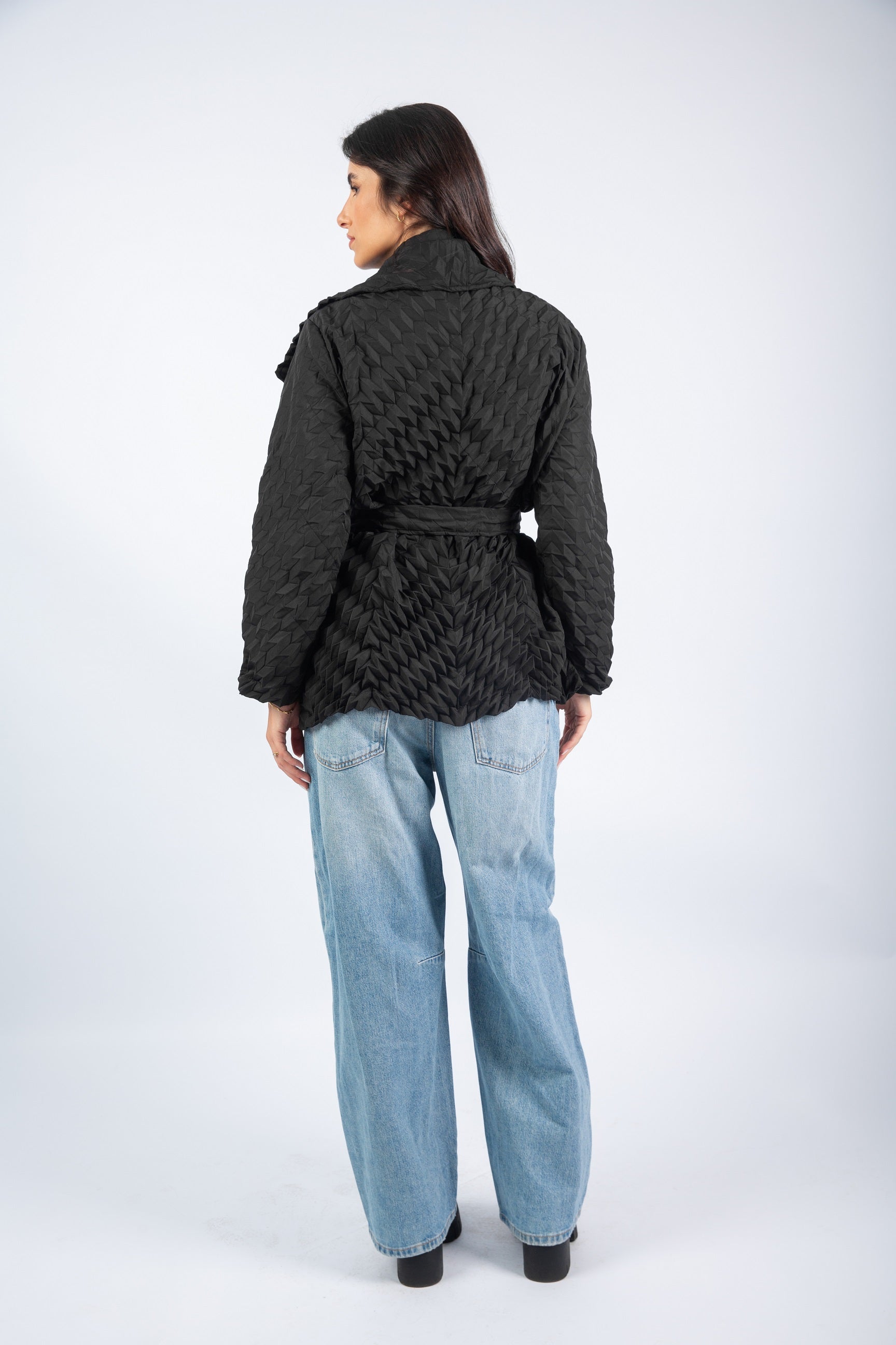 Sculpt Blouse - Black