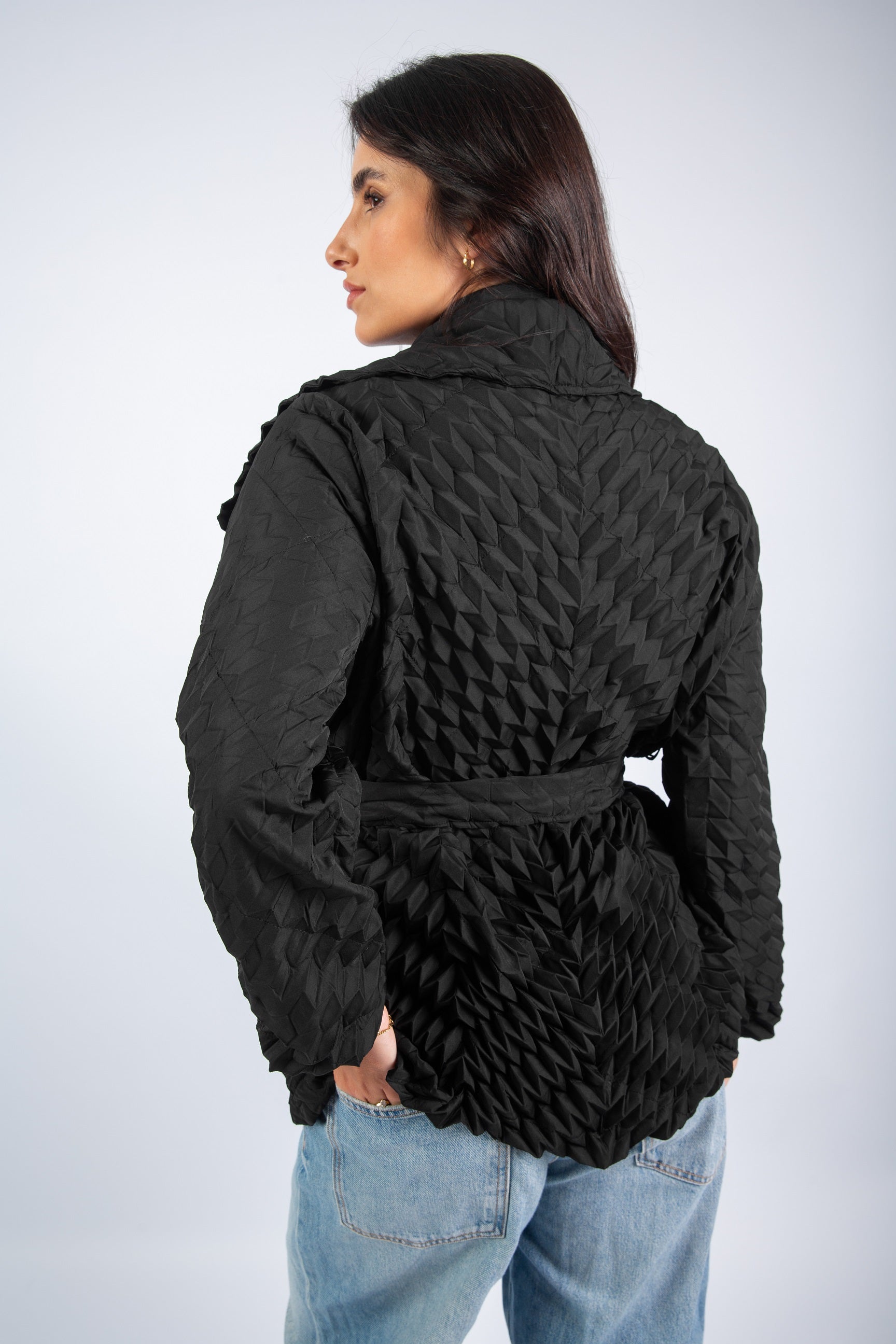 Sculpt Blouse - Black
