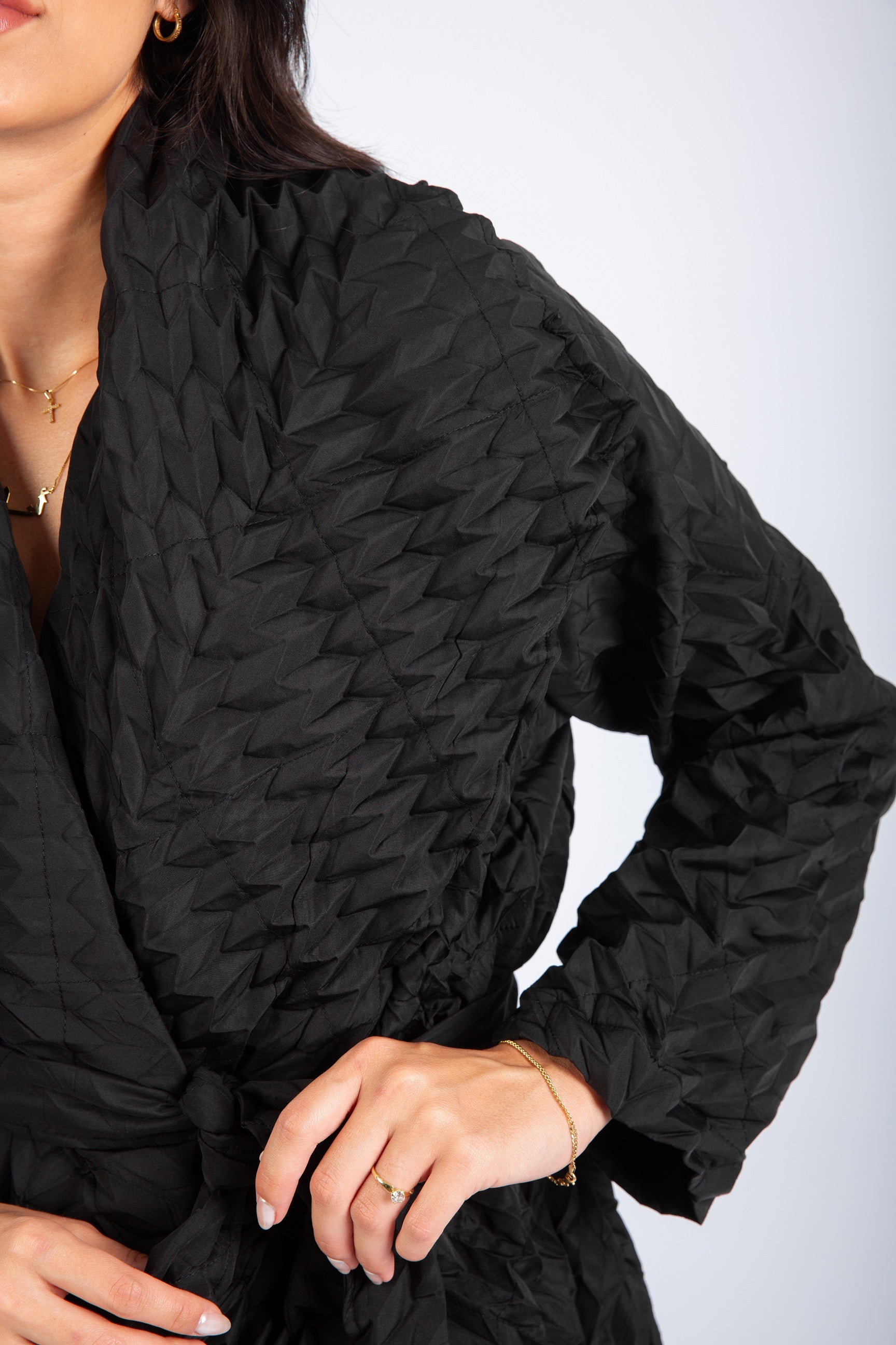 Sculpt Blouse - Black