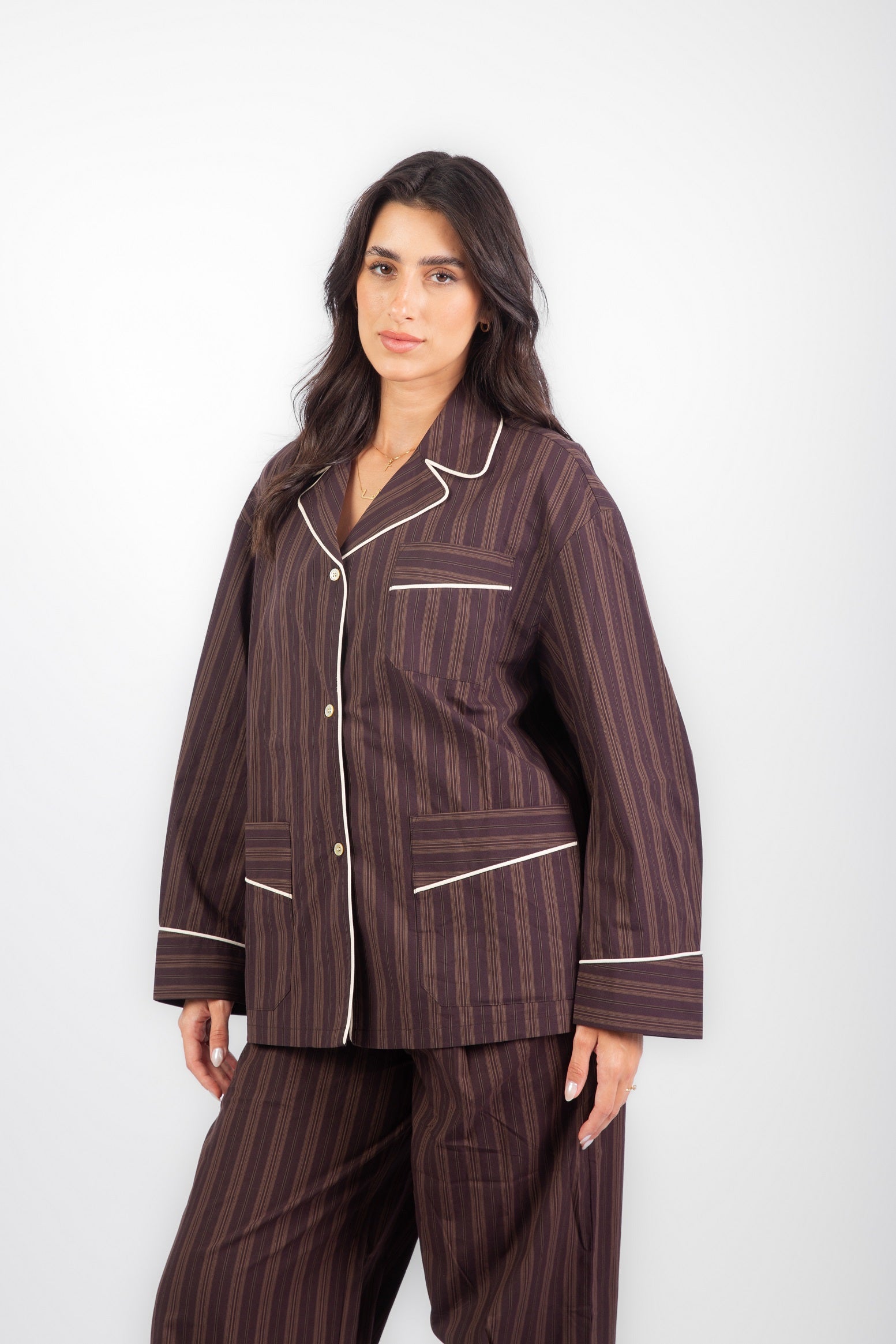 Stripe Set- Brown