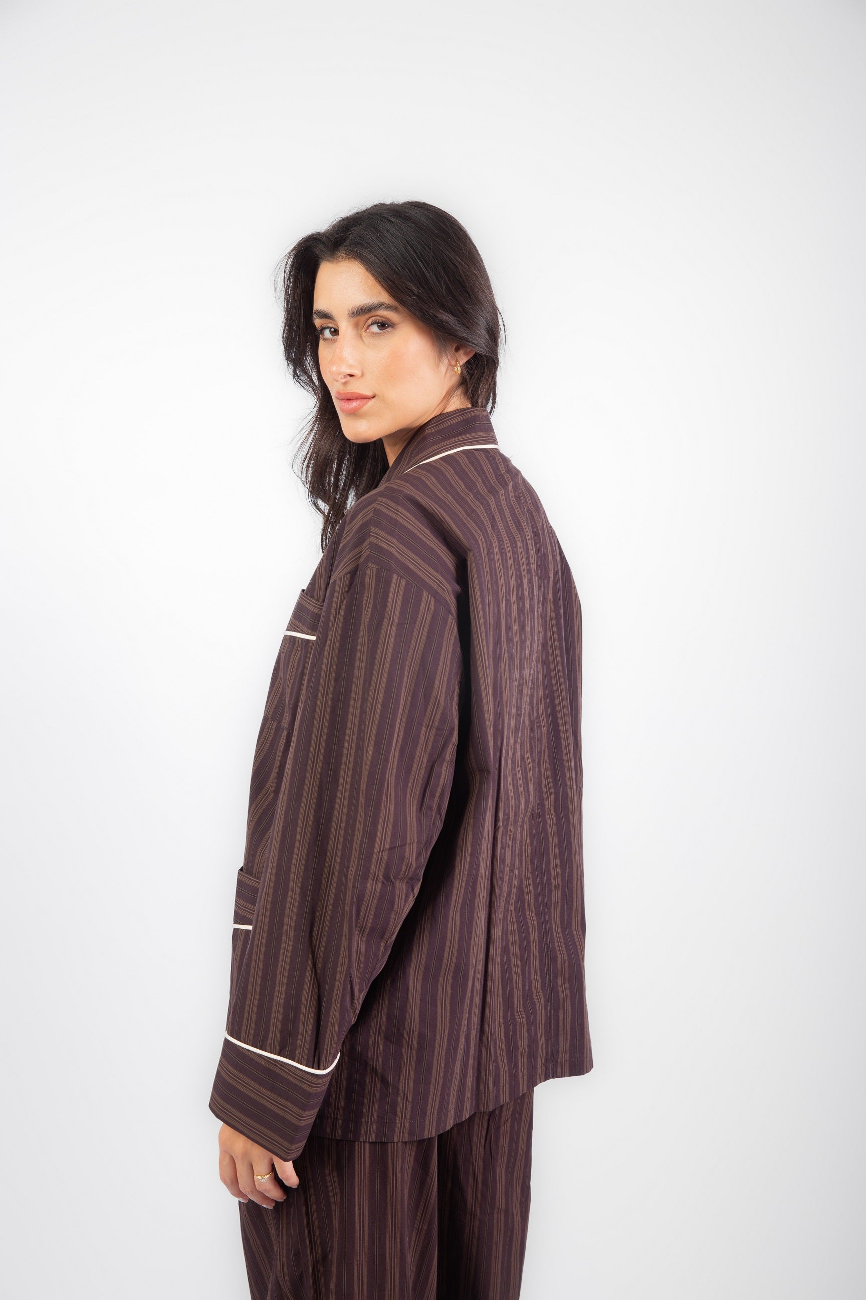 Stripe Set- Brown