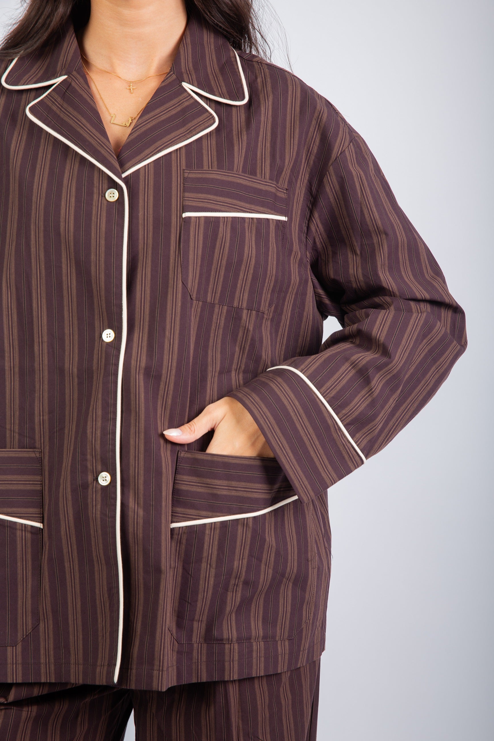 Stripe Set- Brown