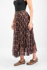 Twirl Skirt -Brown
