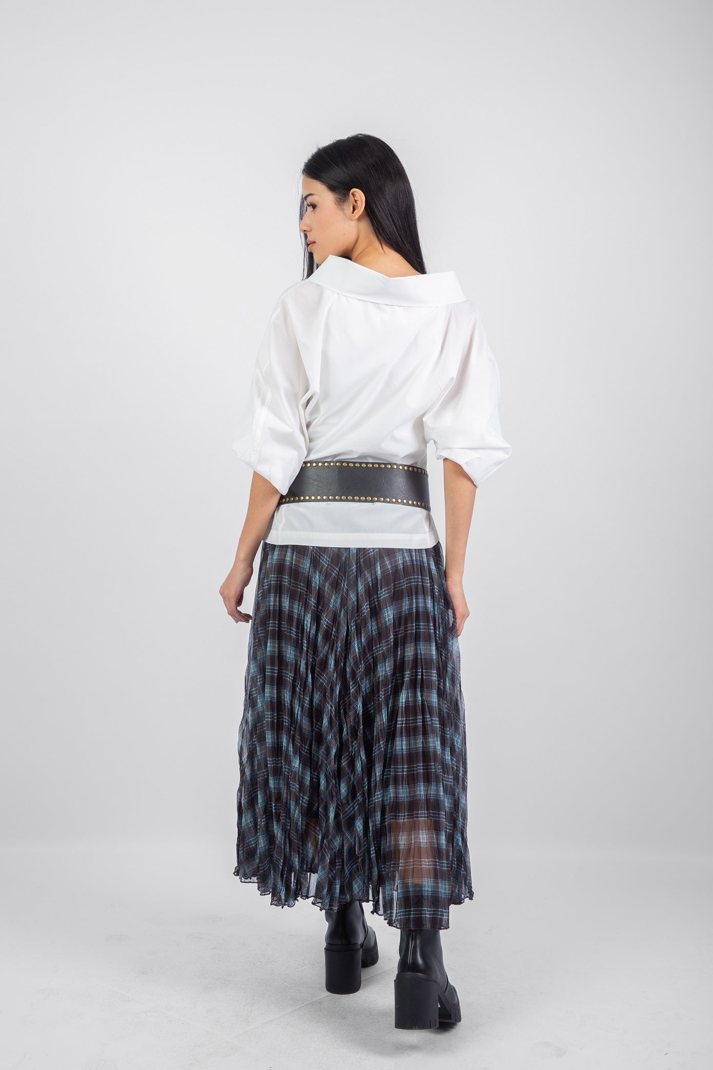 Twirl Skirt -Blue