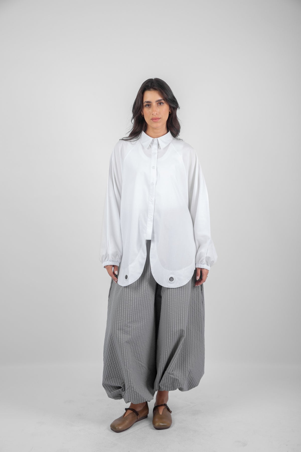 Volume Pants -Gray