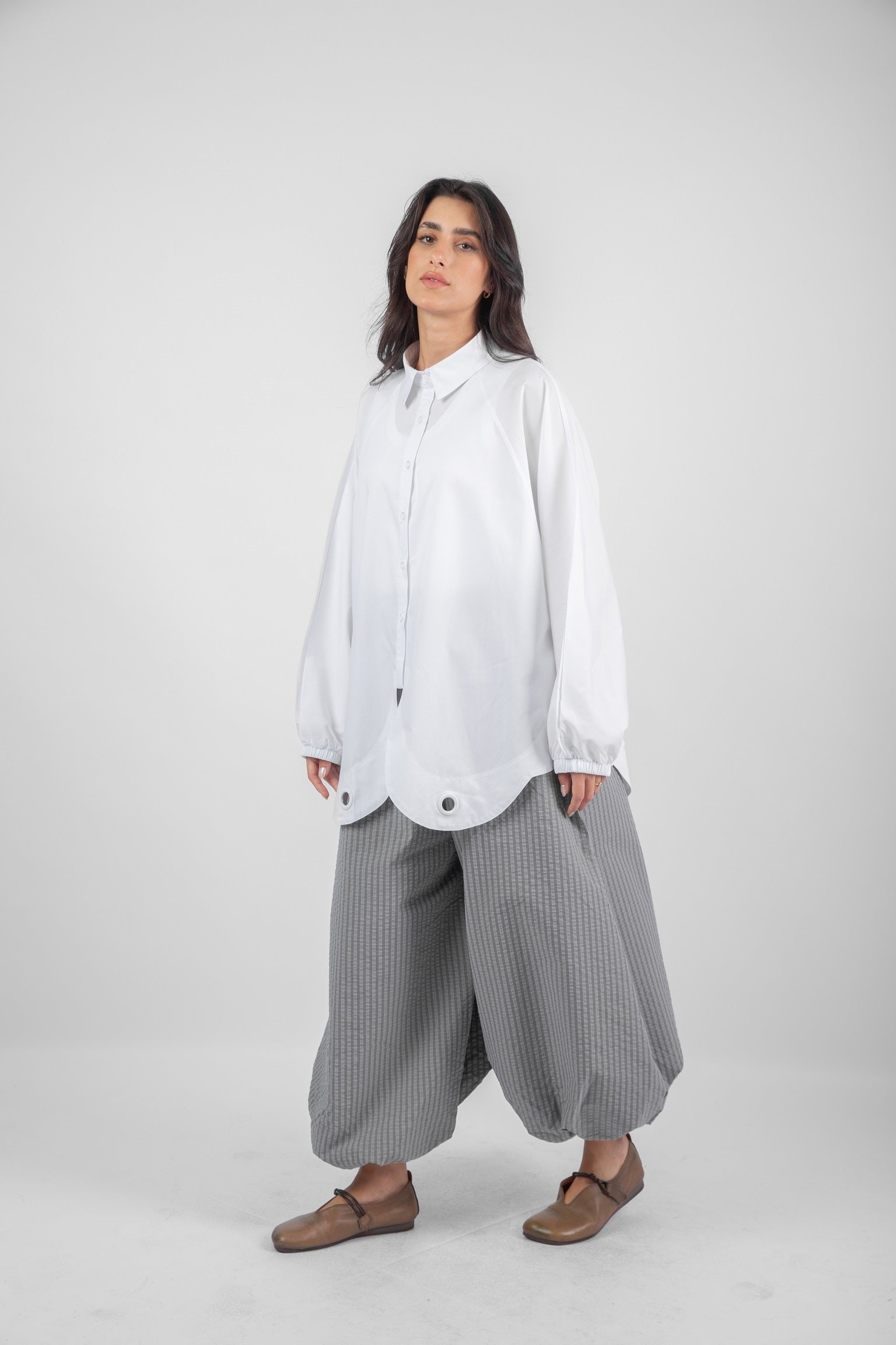 Volume Pants -Gray