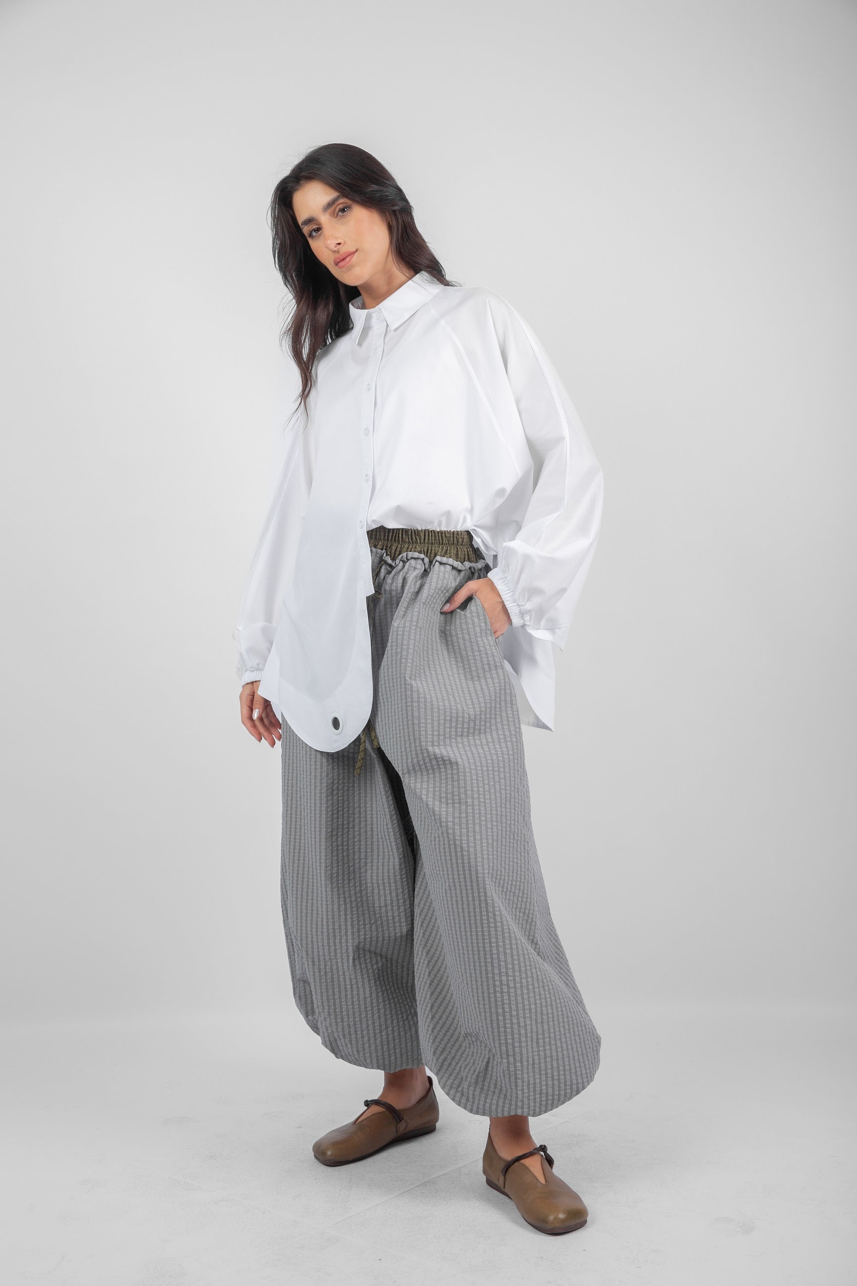 Volume Pants -Gray