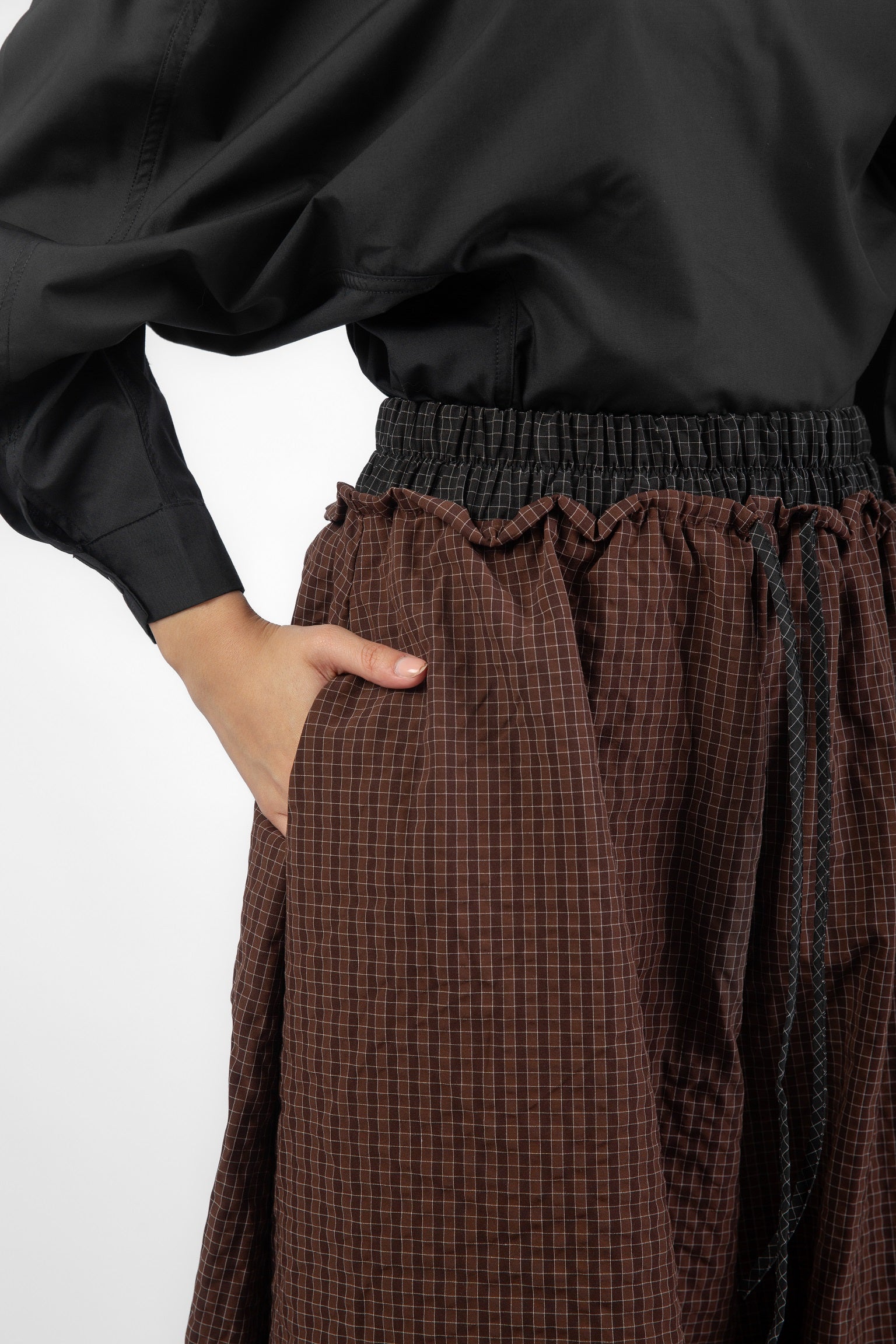 Volume Pants -Brown