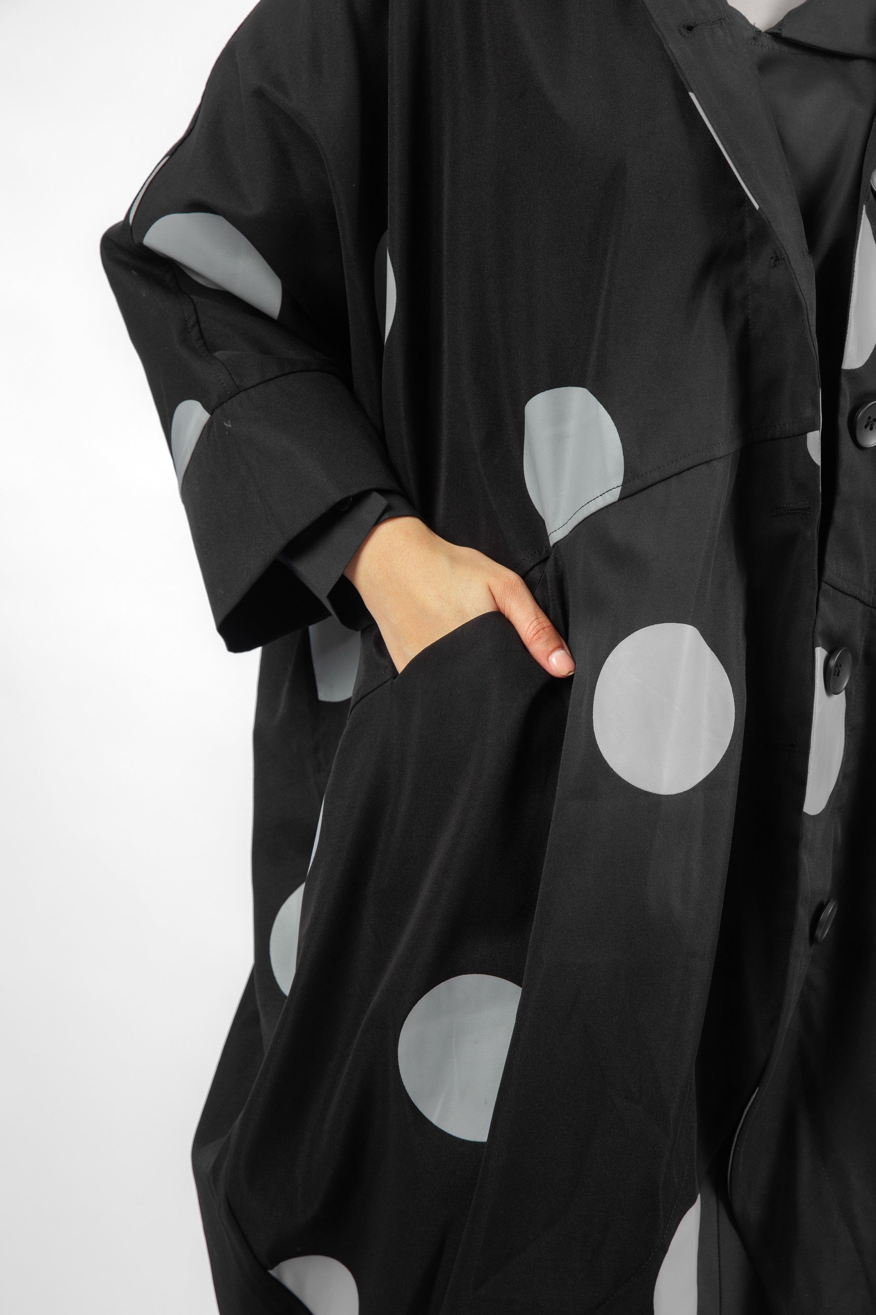 Dotted Cardigan - Black