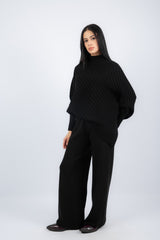 Contour Lined Set - Black