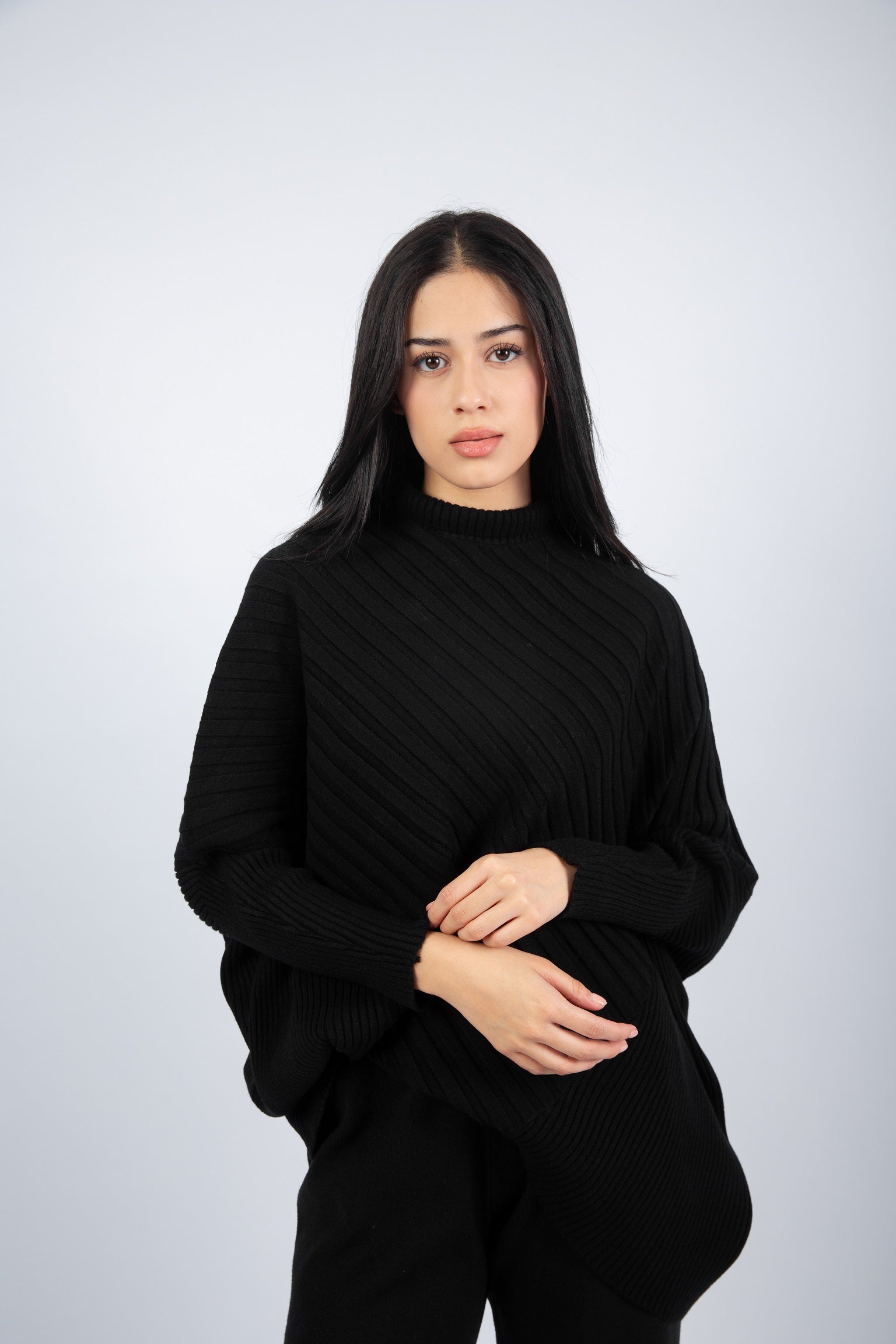 Contour Lined Set - Black