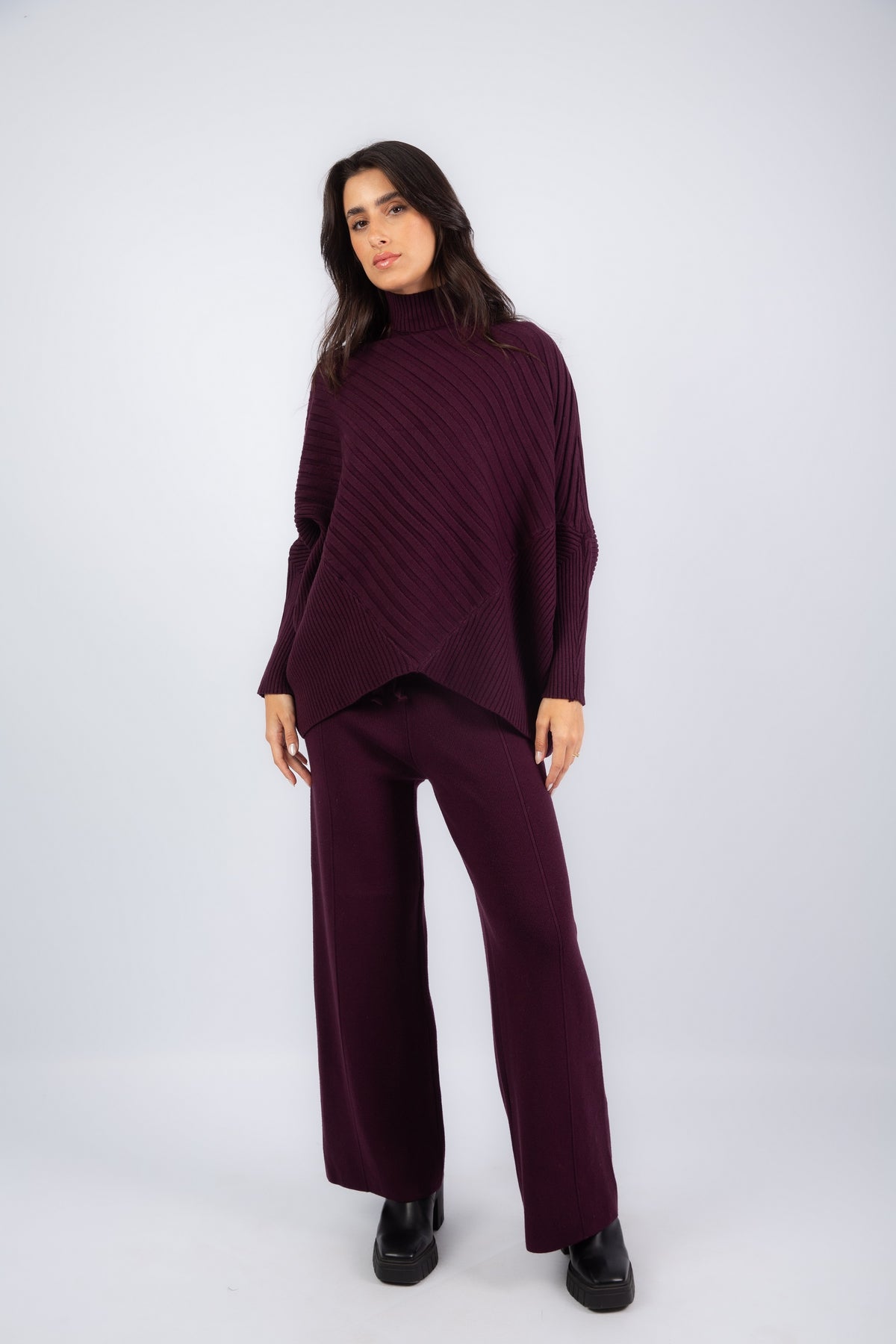 Contour Lined Set - Purple