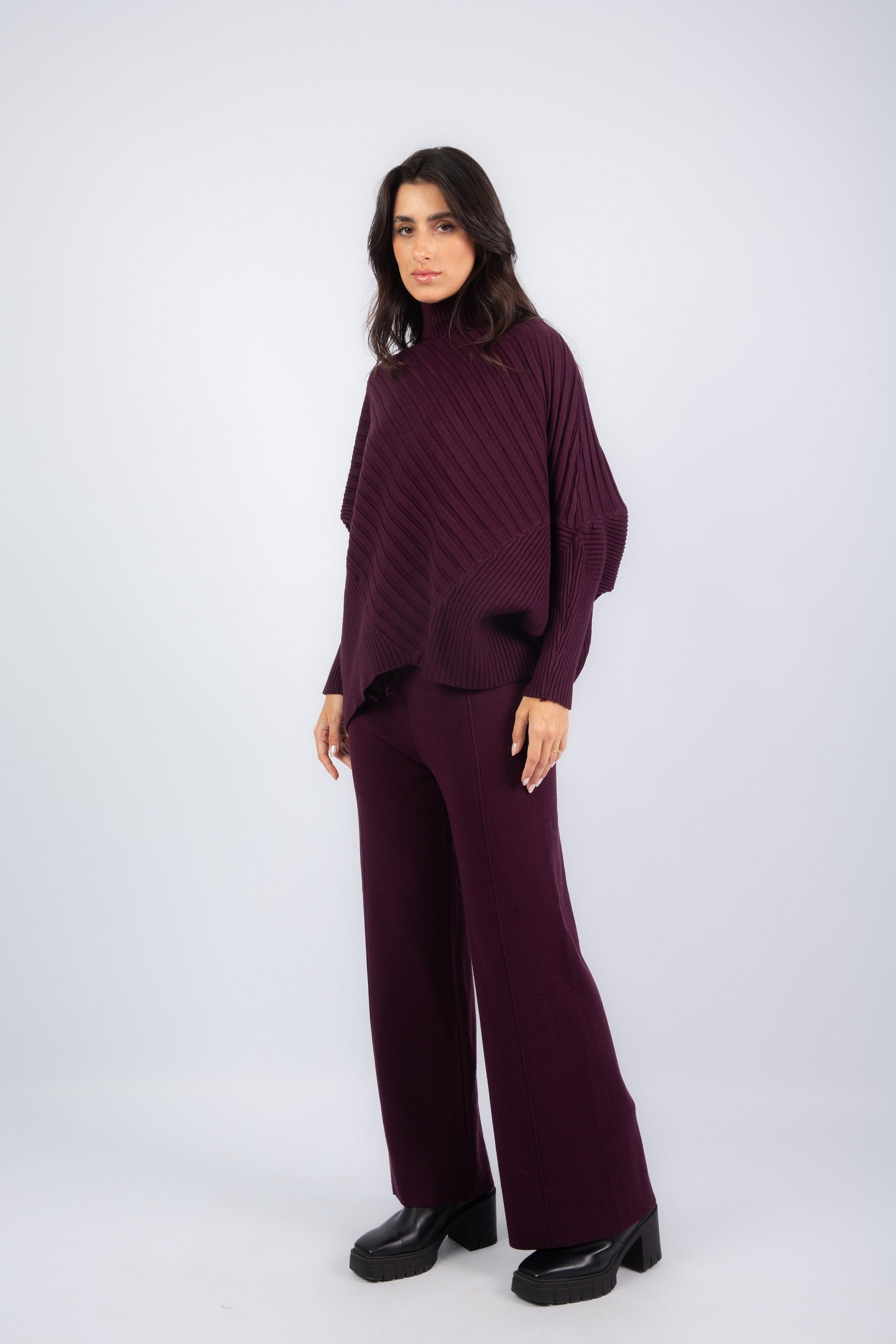 Contour Lined Set - Purple