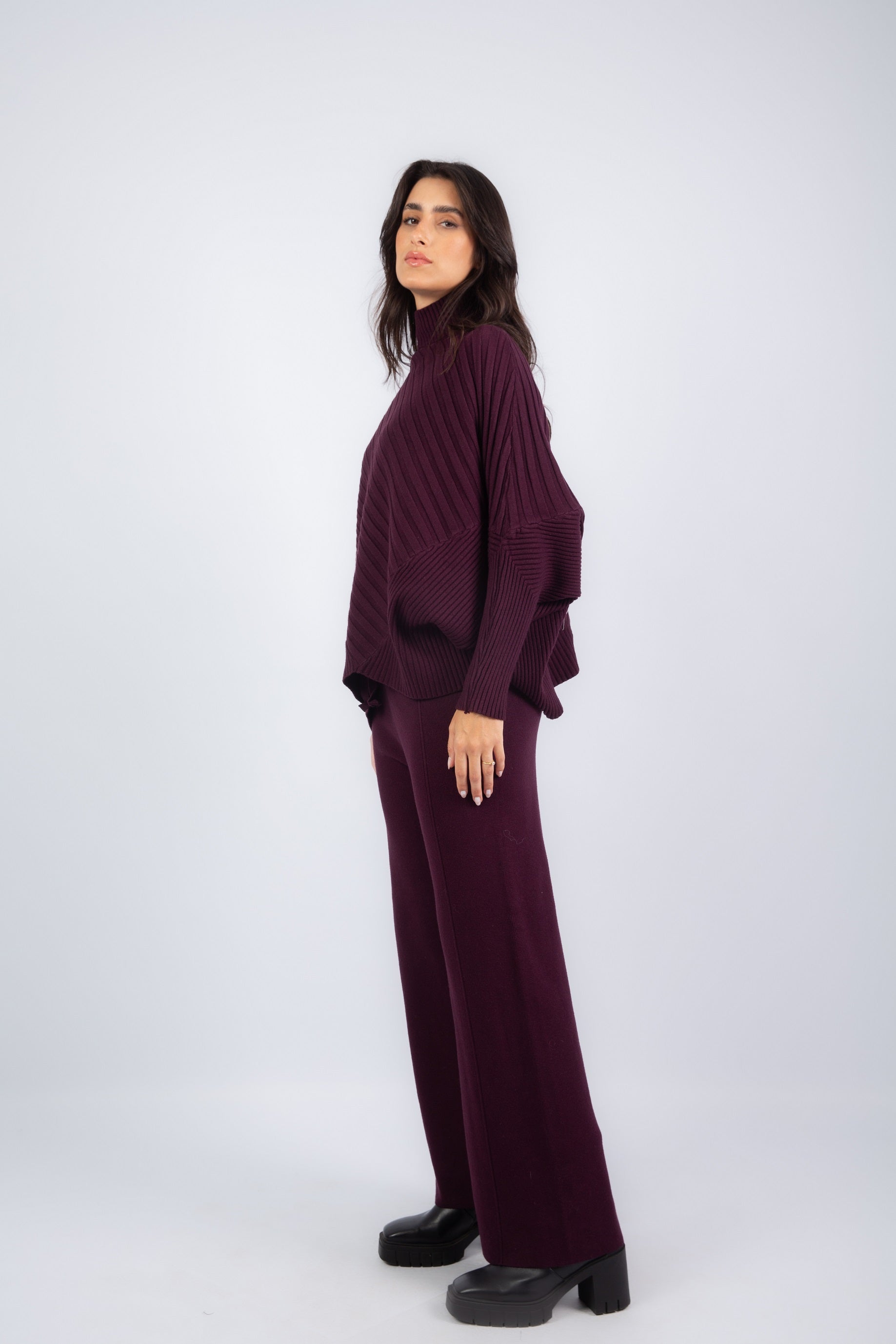 Contour Lined Set - Purple