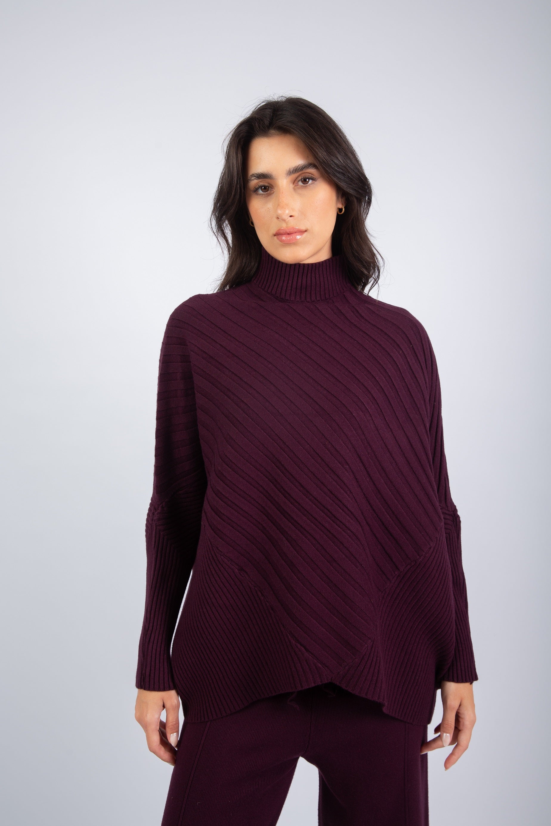 Contour Lined Set - Purple