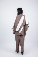 Scarfed Set - Taupe Beige