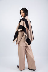 Scarfed Set -  Beige