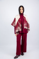 Relief Set  -Wine Red