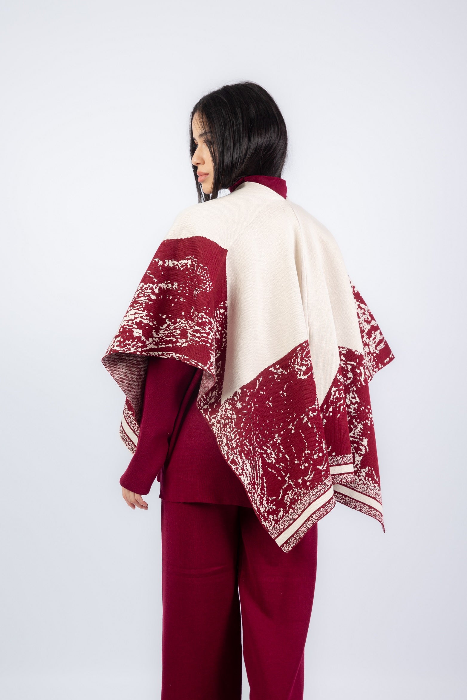 Relief Set  -Wine Red