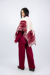 Relief Set  -Wine Red