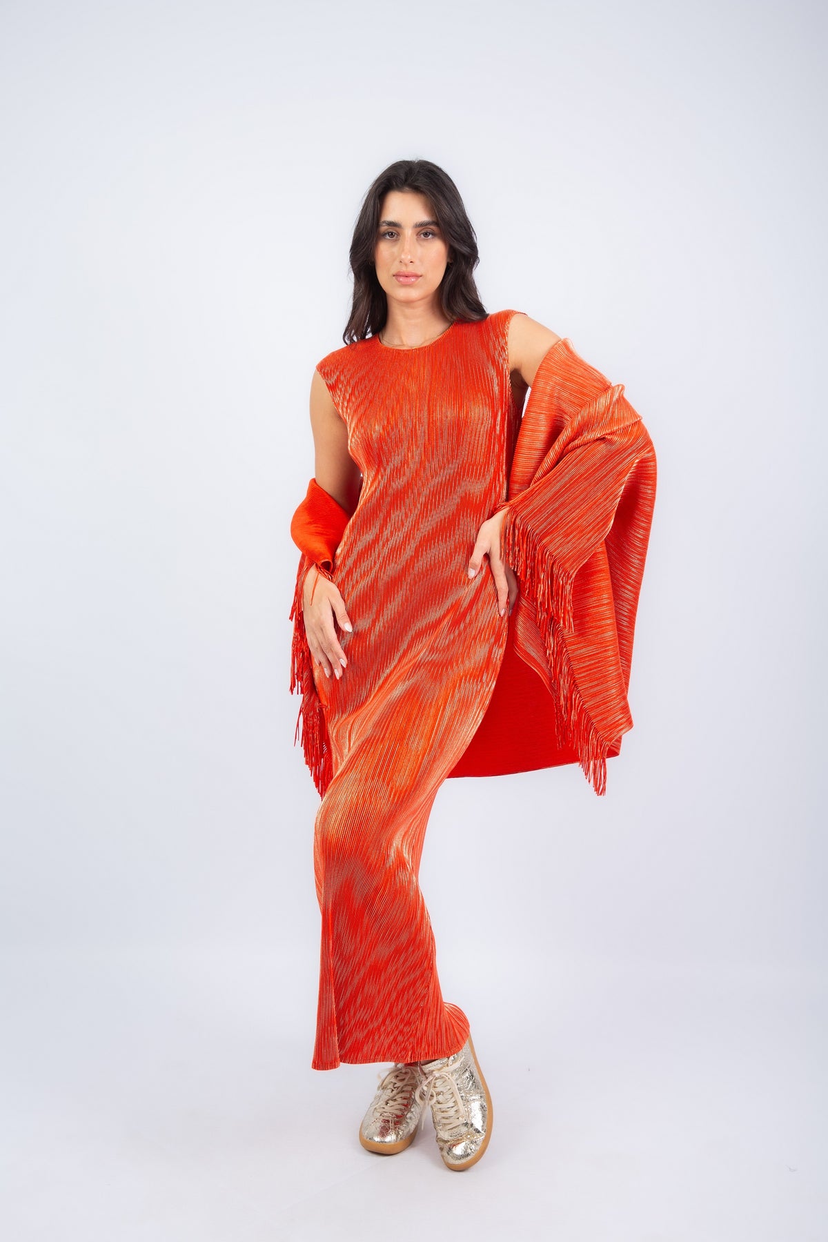 Gleam Dress - Orange