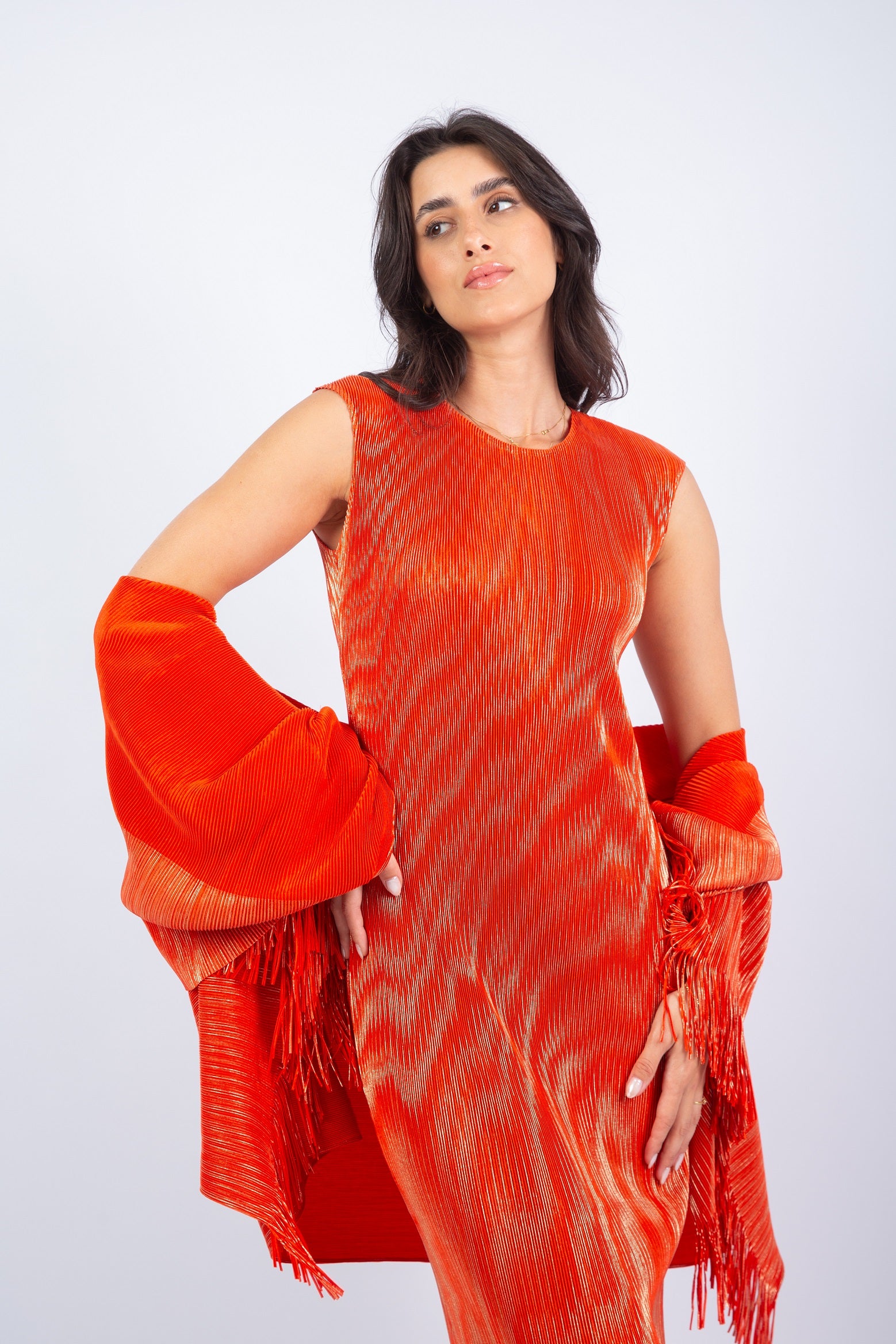 Gleam Dress - Orange