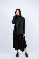 Shift Collar Shirt - Black
