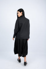 Shift Collar Shirt - Black