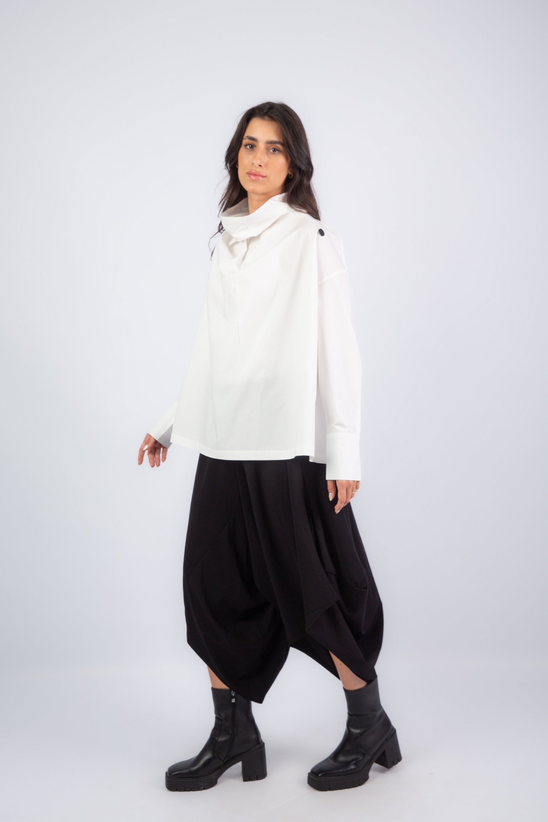 Shift Collar Shirt - White