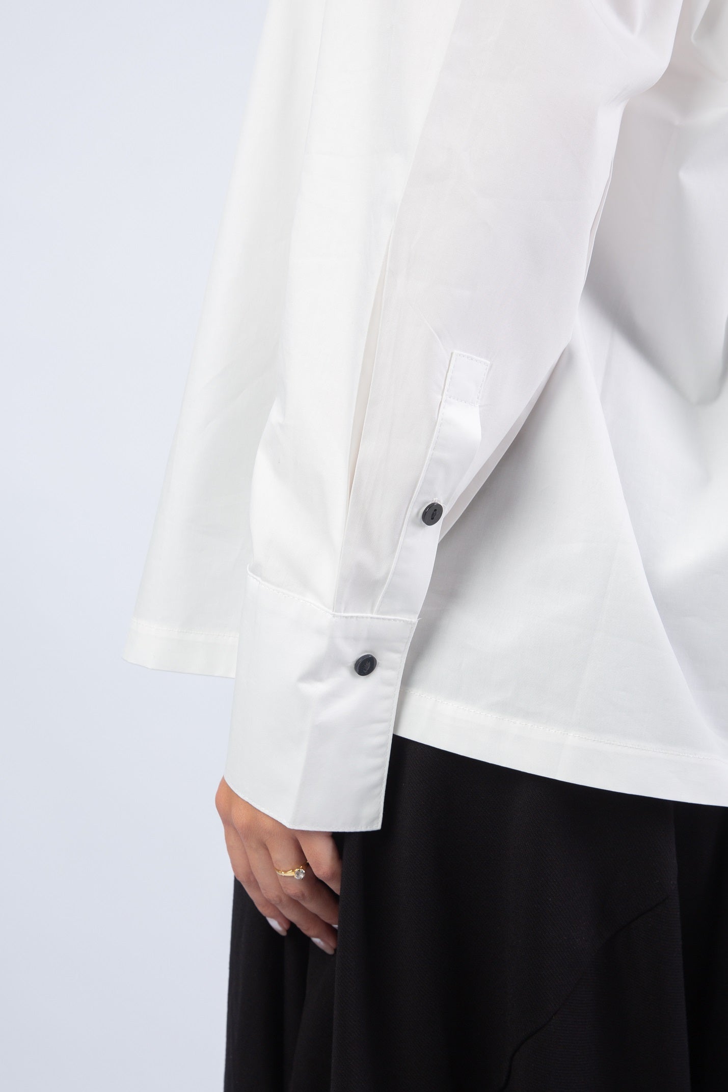 Shift Collar Shirt - White