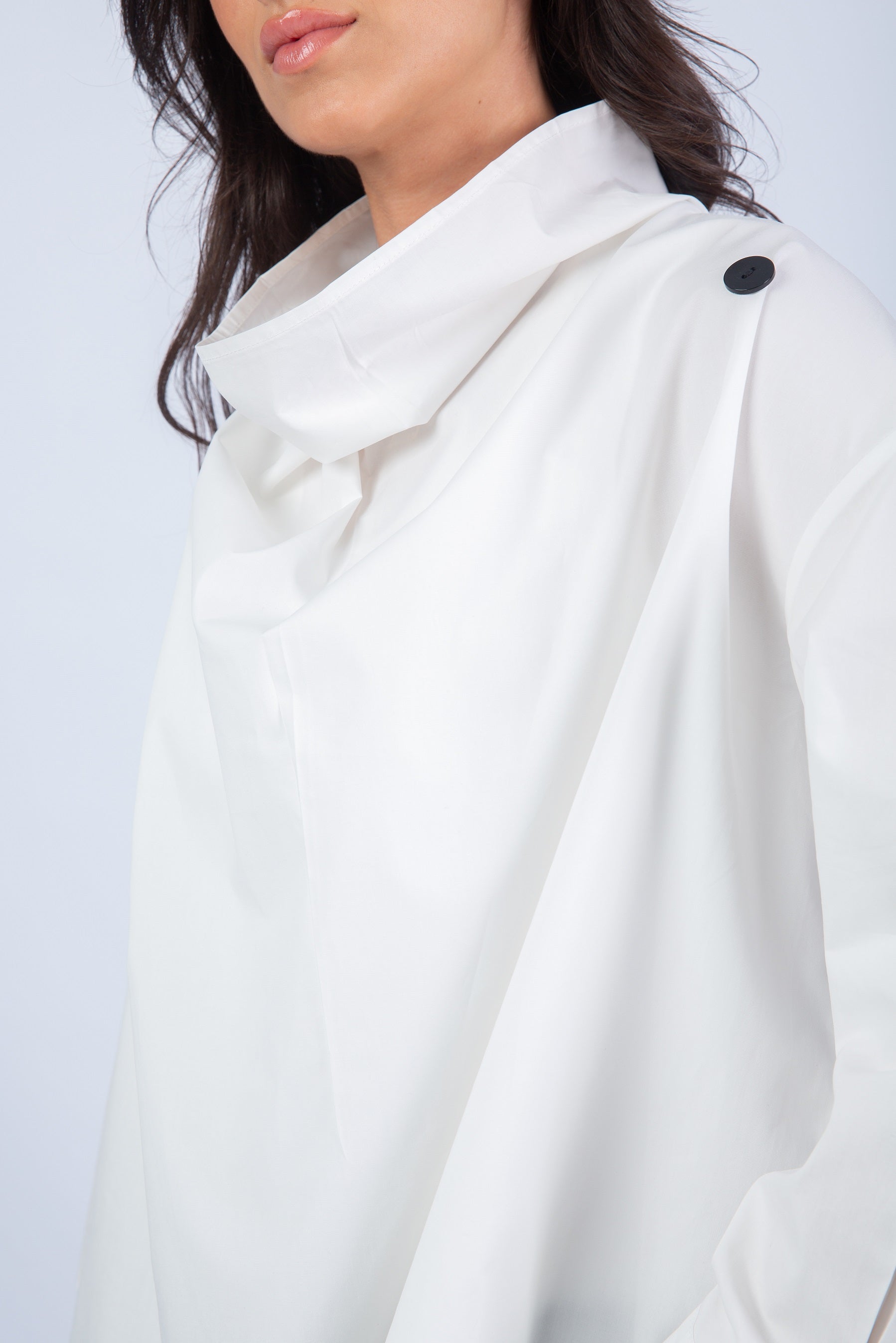 Shift Collar Shirt - White