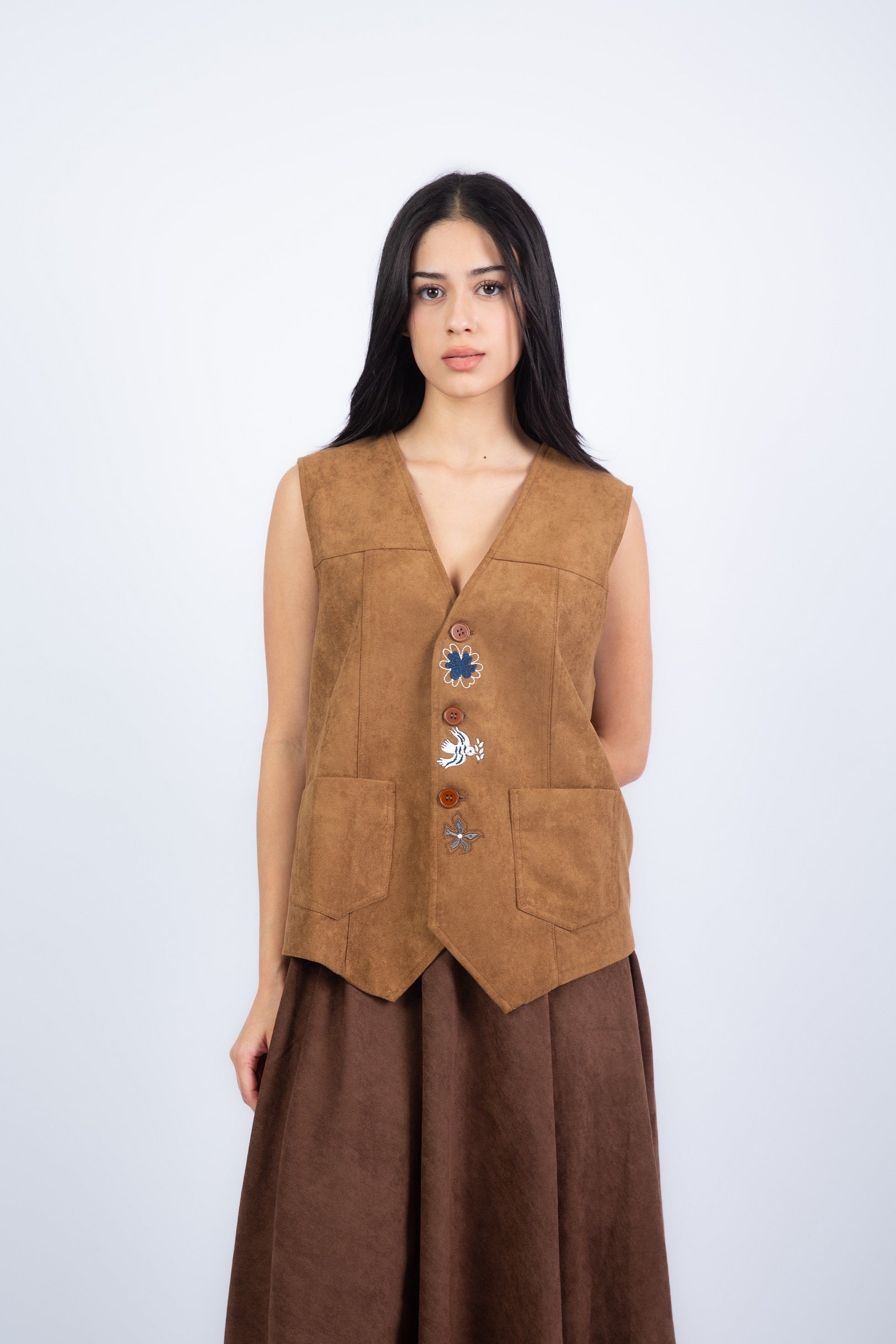 Nomad Vest - Camel