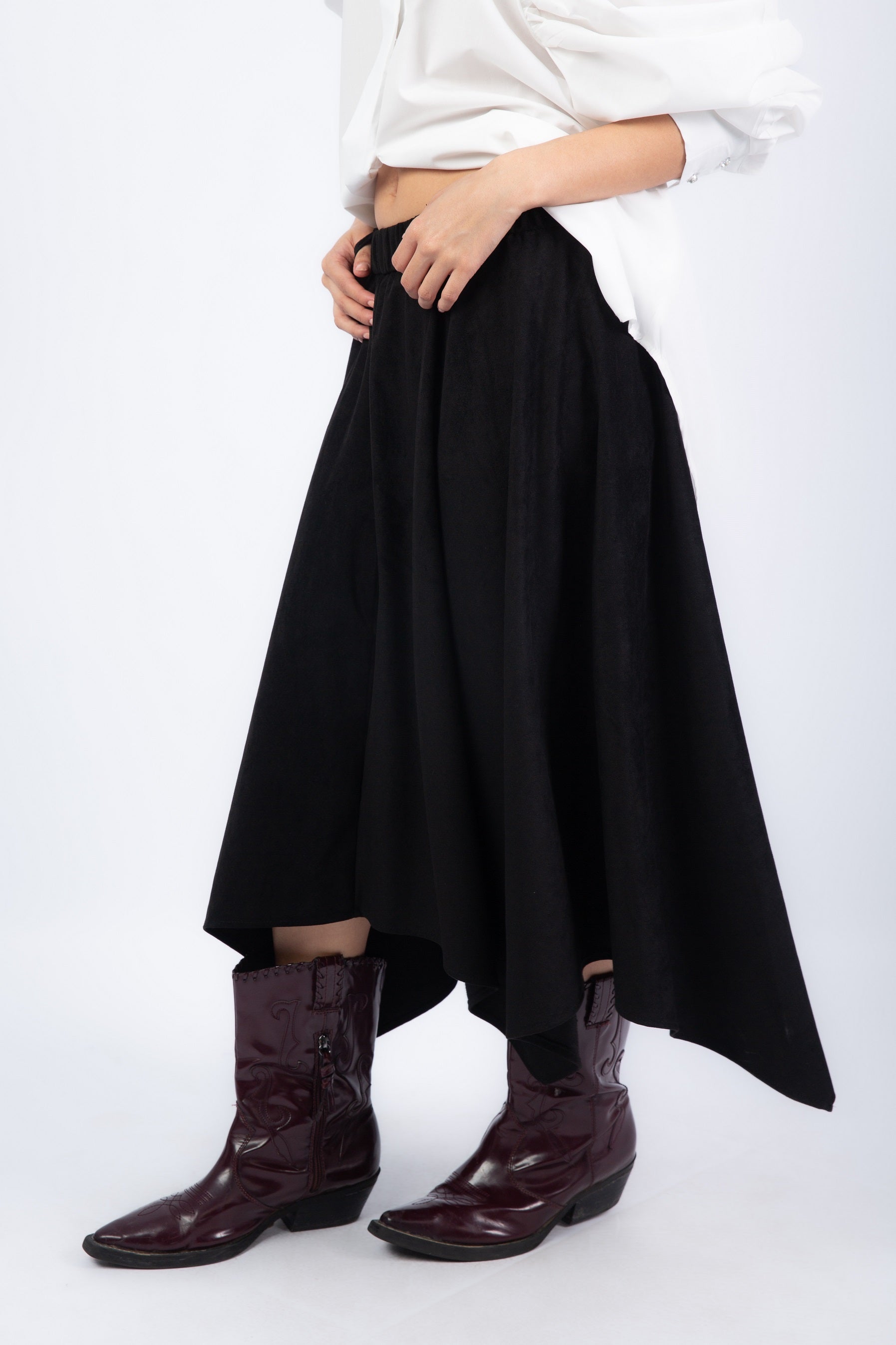 Flare Skirt -Black