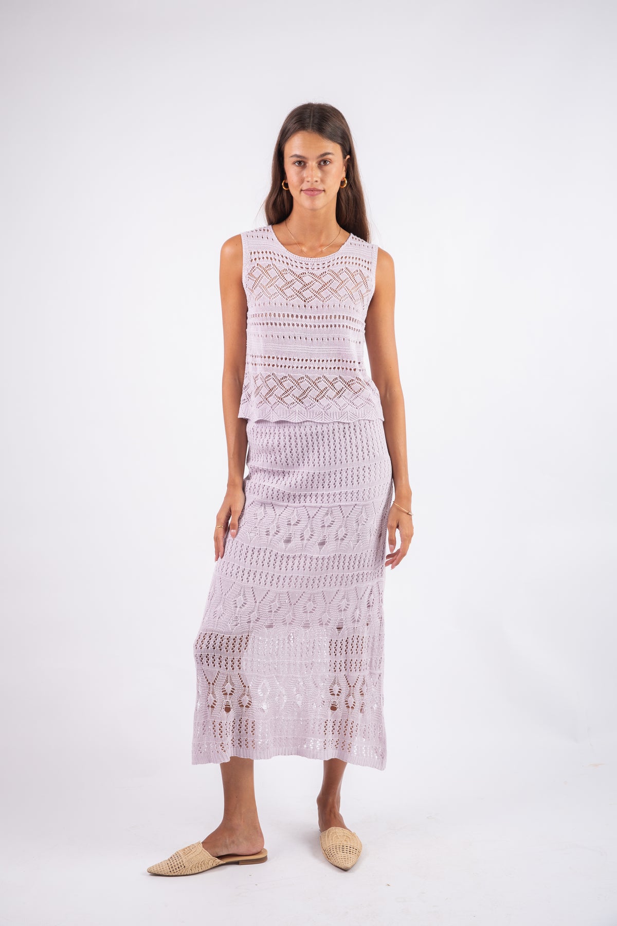 Knit Set  - Purple