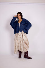 Snap Denim Jacket